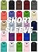 Men's Regular-Fit Solid Color Short Sleeve Dress Shirts (Big Size Available)