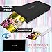 Portable Instant Mobile Photo Printer - Wireless Color Picture Printing from Apple iPhone, iPad or Android Smartphone Camera - Mini Compact Pocket Size Easy for Travel - SereneLife PICKIT22BK (Black)