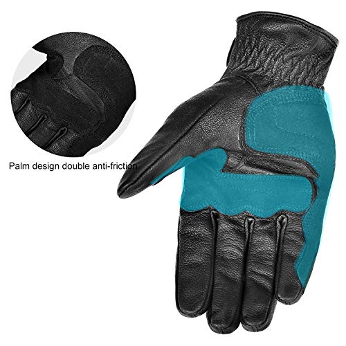 image for INBIKE Motorcycle Genuine Leather Gloves Men's Protective Motorbike Gl