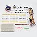 SunFounder Sidekick Basic Starter Kit w/Breadboard, Jumper wires, Color Led, Resistors, Buzzer For Arduino UNO R3 Mega2560 Mega328 Nano - Including 42 Page Instructions Book