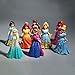 8pcs Cute Princess Action Figures Changed Dress Doll Kids Boy Girl Toy Set Gift