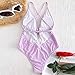 Bikinis para Mujer Sección Básica Traje De Baño De Color Sólido 2020 Moda Ropa De Playa Traje De Baño Liquidación! Purplethumb 2