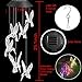 Wind Chime Solar LED Transparent Hummingbird Wind Chime Color-Changing Waterproof, Garden, Party, Decor Patio Yard Lawn etc