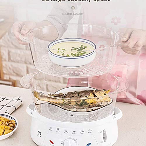 XXDTG Steamer LargeCapacity Food Steamer, 3Layer Electric Food