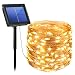 AMIR Upgraded Solar String Lights, 72ft 8 Modes Copper Wire Lights, 200 LED Starry Lights, Waterproof IP65 Fairy Christmas Decorative Lights for Outdoor, Wedding, Homes, Party, Halloween (Warm White)