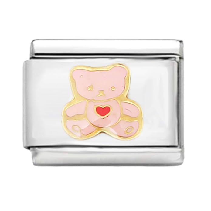 AKKi Italian Charms Armband Classic glieder Italy Charm,Silber Gold Edelstahl Links Kult modele Blume Tiere Herz für Basisarm