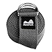REEHUT Yoga Strap 10ft with Ebook - Durable Polyester Cotton Exercise Straps w/Adjustable D-Ring Buckle for Stretching, General Fitness, Flexibility and Physical Therapy Grey