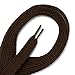 OrthoStep Flat Athletic Brown 54 inch Shoelaces 2 Pair Pack