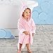 Baby Aspen Let The Fun Begin Pink Shark Robe, Pink, 12-18 Months