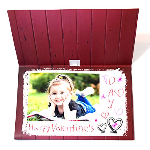 Recordable Card | Love and Romance | Customize with Song, Talking Message, Photo, Text | 120 Seconds Recording | Audio Valentines Day Card, Fathers and Mothers Day Card, Create Special Greeting Card