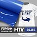 VViViD+ Blue Premium Line Heat Transfer Vinyl Film for Cricut, Silhouette & Cameo (12