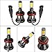 1797 H11 H8 H16(JP) LED Fog Lights Bulb Yellow Amber Gold Golden 3000K for Trucks Cars Lamps Kit Plug Error Free All in One Replacement Bulbs 12V 30W 2800LM Super Bright COB Chips Pack of 2