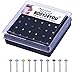 BodyJ4You 24PCS Nose Ring Bone Stud Pin Round Mix CZ 20G Stainless Steel Nostril Piercing Jewelry