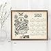 2020 Calendar - Louis Vuitton Vintage - 11x14 Unframed Calendar Art Print - Great Classy Home Calendar, Also Makes a Great Gift Under $15