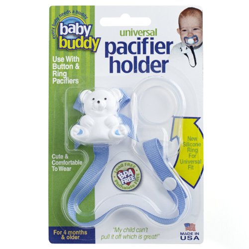 Baby Buddy Universal Pacifier Holder, Blue - Thumbnail 3
