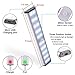 MOSTON Motion Sensor Closet Lights, 20 LED Cordless Under Cabinet Lighting with Built-in Rechargeable Battery, Stick-on Anywhere Magnetic Night Lamp for Cupboard Cabinet Kitchen Stairs