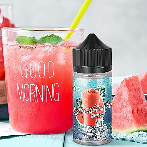 IMECIG® Eiswassermelone E Liquid für E Zigaretten/E Shisha, 70VG/30PG Vape Eliquids, ohne Nikotin – Bild 3