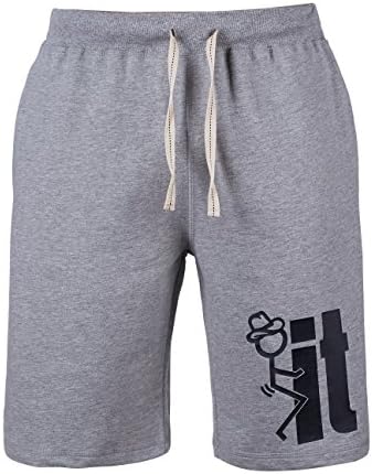 Arloesi Men's Casual Cotton Printing Sweat Athletic Shorts