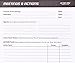 Action Day - Meetings & Actions Pad - Size 8x11 - Layout Designed to Run Effective Meetings That Get Things Done (Meeting Notepad (+) Meeting Notes)