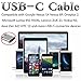 USB Type C Cable, Wilist 6 Pack Short USB C Cable with Keychain USB A to C Cable Sync Fast Charging Cord Support Quick Charge 3.0 and 2.0 Charger for Samsung LG Google and More Type C 3.1 Device 8Inch