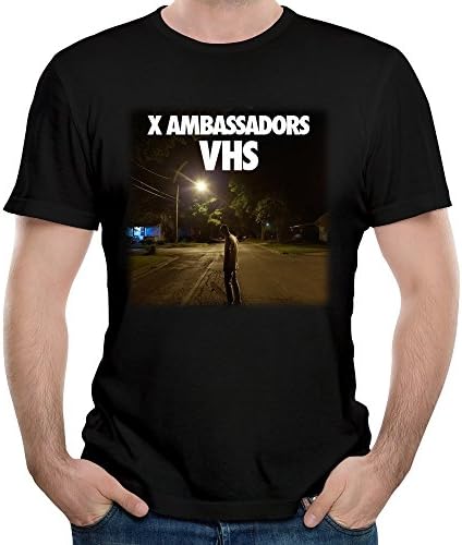 Men's Design A Tour Poster For X Ambassadors Short Sleeve T-shirt Black