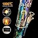DIORSQT- 12Inch Pipe Handmade Glass Plating Design - with Ice Frame Perfect Water Bottle Design (01)