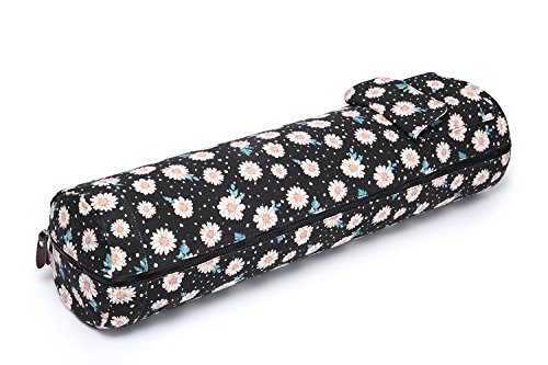 Boence-Yoga-Mat-Bag-Full-Zip-Exercise-Yoga-Mat-Sling-Bag-with-Sturdy-Canvas-Smooth-Zippers-Adjustable-Strap-Large-Functional-Storage-Pockets-Fits-Most-Size-Mats