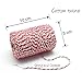 Red and White Twine, 328 Feet 100m Cotton Bakers Twine Perfect for Baking, Butchers, Crafts Wrapping