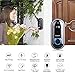DEBARK Smart Video Doorbell Wireless Home WiFi Security Camera with Indoor Chime, Free Cloud Service, 2 Batteries, 2-Way Talk, Night Vision, PIR Motion Detection, APP Control for iOS Android Google