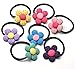TS Cute Girls Flower Hair Tie Bands Ropes Ponytail Holder (F)