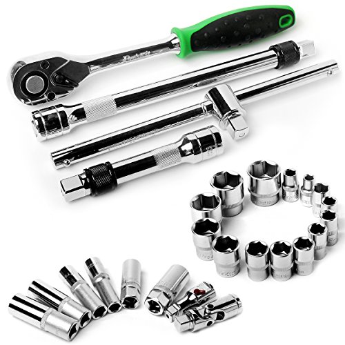 Pro skit sk-42601m 26pcs 1/2" driver socket tool set
