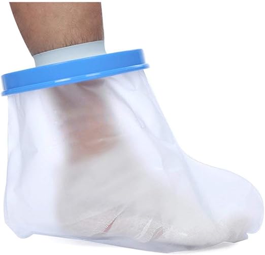 Waterproof Adult Foot & Ankle Cast Cover for Shower Bath, Cast