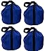 Economy Sand Bag Anchor Bags (with Handles) - Weights for Dog Agility Tunnels, Soccer Goals, Tents, Canopies, Photography, Production Events, Mic Stands and Other Equipment - 4 Bag Set