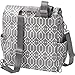 Petunia Pickle Bottom - Boxy Diaper Bag Backpack for The Modern Parent - Baby Changing mat & Station - Pockets to Keep You Organized - Multiple Carrying Options - Cross-Body/Shoulder - Quartz