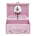 Musical Jewelry Box - Dressing Table | Black Ballerina Music Box | Music Box for Girls | Ballet Gifts for Girls | Black Toys