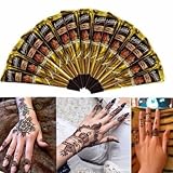 Temporary Tattoos - 3pcs Black NaturalHenna Cone Temporary Tattoo Body Art Tattoos Hair Loss -Paste Cones Packing Machine Brown Cone
