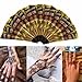 Temporary Tattoos - 3pcs Black NaturalHenna Cone Temporary Tattoo Body Art Tattoos Hair Loss -Paste Cones Packing Machine Brown Cone