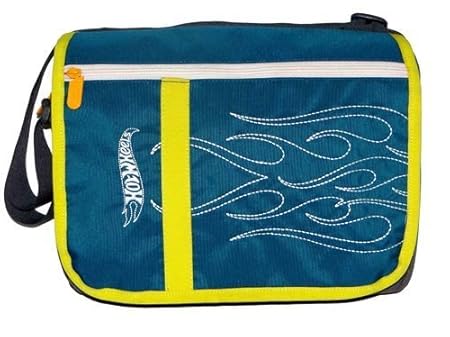 Hot Wheels Polyester 33.5 cms Multi Colour Messenger Bag (MBE-MAT335)