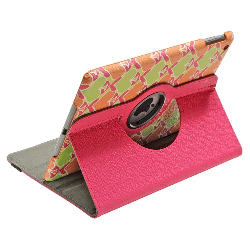 Aduro ROTATA 360 Degrees Rotating Case Cover Folio w/Stand for Apple iPad Air (Punchy Aces) - Thumbnail 3