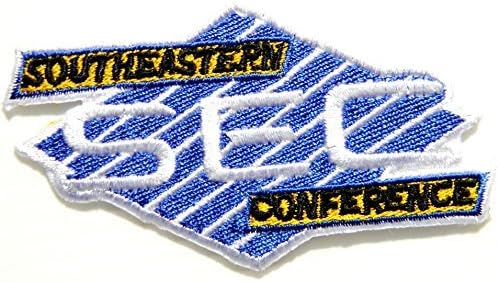 SEC SOUTHEASTERN CONFERENCE Football Logo Sign Patch Iron on Applique Embroidered Sew Jacket T shirt