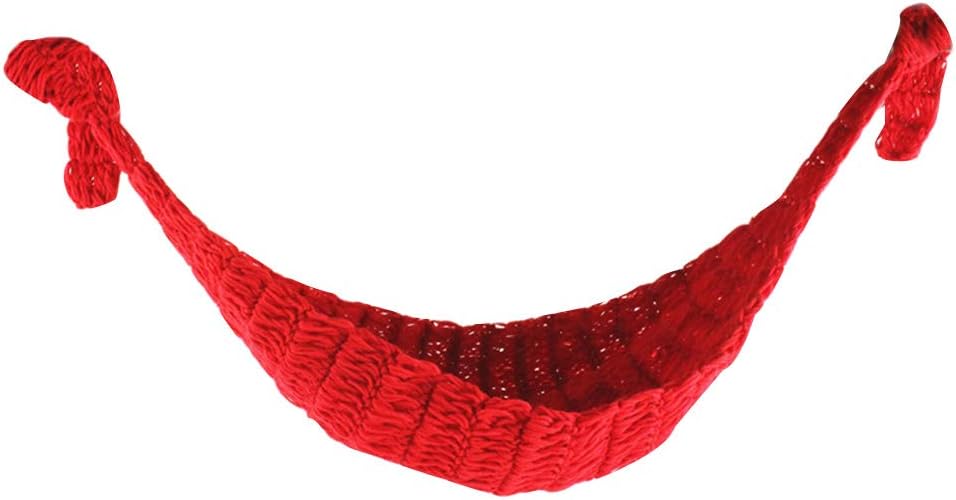 Junecat Newborn Hammock Baby Photography Props Infant Hanging Cocoon Photo Shooting Knitted Hanging Bed