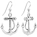 Nautical Anchor Dangle Earrings