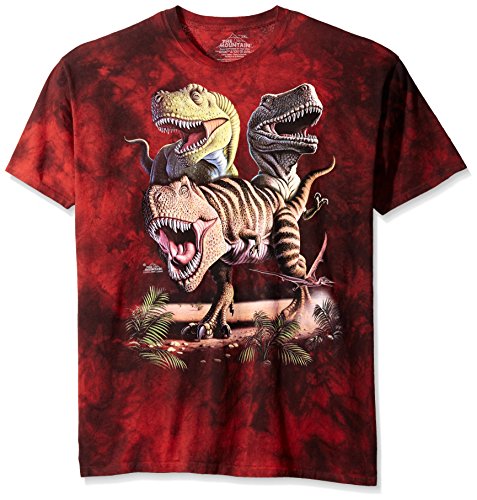 The Mountain Rex Collage T-Shirt, XX-Large, Red