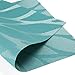 SICOHOME Placemats,Vinyl Placemats for Home Kitchen Dining Table,Set of 4,Teel