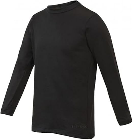 TruSpec Polypro Thermal Cold Weather Undershirt BLACK