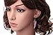 Szxc Women's Crystal Guardian Angel Wings Hypoallergenic Dangle Earrings Biker Jewelry - 2 1/4 inch