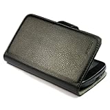 Wallet Litchi Leather Flip Case Cover for Samsung Galaxy Nexus I9250 Black