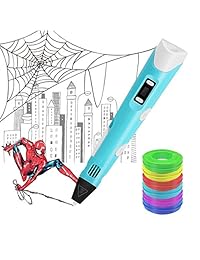 Bolígrafo de impresión 3D, BESTHING de baja temperatura 3D con pantalla LED para niños y adultos, herramienta de creación de modelos Doodler y manualidades, compatible con recambios de filamento PLA y ABS.