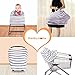 Kyapoo Baby Nursing Covers Multi-Use Flexible Unisex Super Soft for Baby Car Seat Covers Canopy Shopping Cart Cover Scarf Light Blanket Stroller Cover