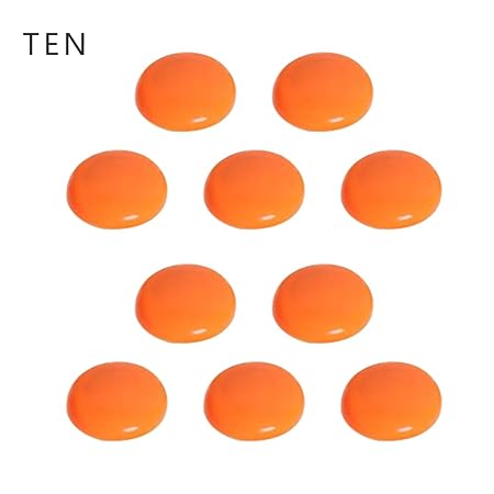 Nicky 10 Naranja Ø 30 mm Mini Imanes para Placa Magnética Pizarra ...